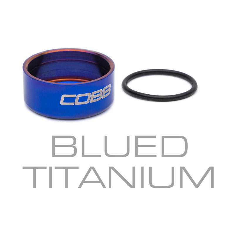 Cobb-Knauf-Zierring – brüniertes Titan