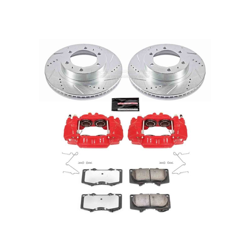 Power Stop 05-22 Toyota Tacoma Front Z36 Truck &amp; Tow Kit mit Cals