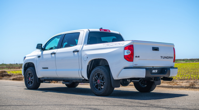 Borla 07-21 Toyota Tundra mit langem Radstand Cat-Back Touring SS Catback-Auspuffanlage mit schwarzen Chrom-Endrohren