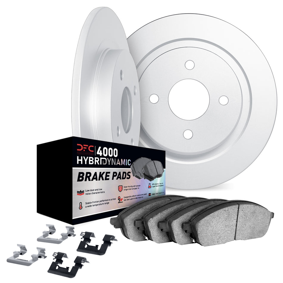 6812-31005 DFC Rotors with 4000 HybriDynamic Brake Pads includes Hardware