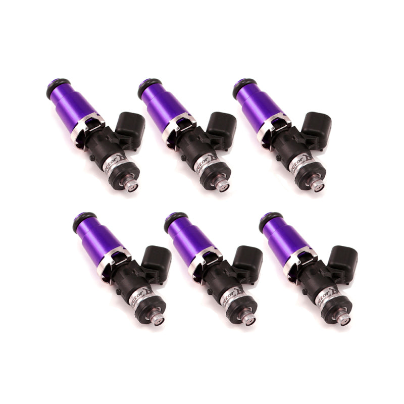 Injector Dynamics 1750-XDS - 60 mm Länge - 14 mm lila Oberteil - Denso Unterteil (6er-Set)