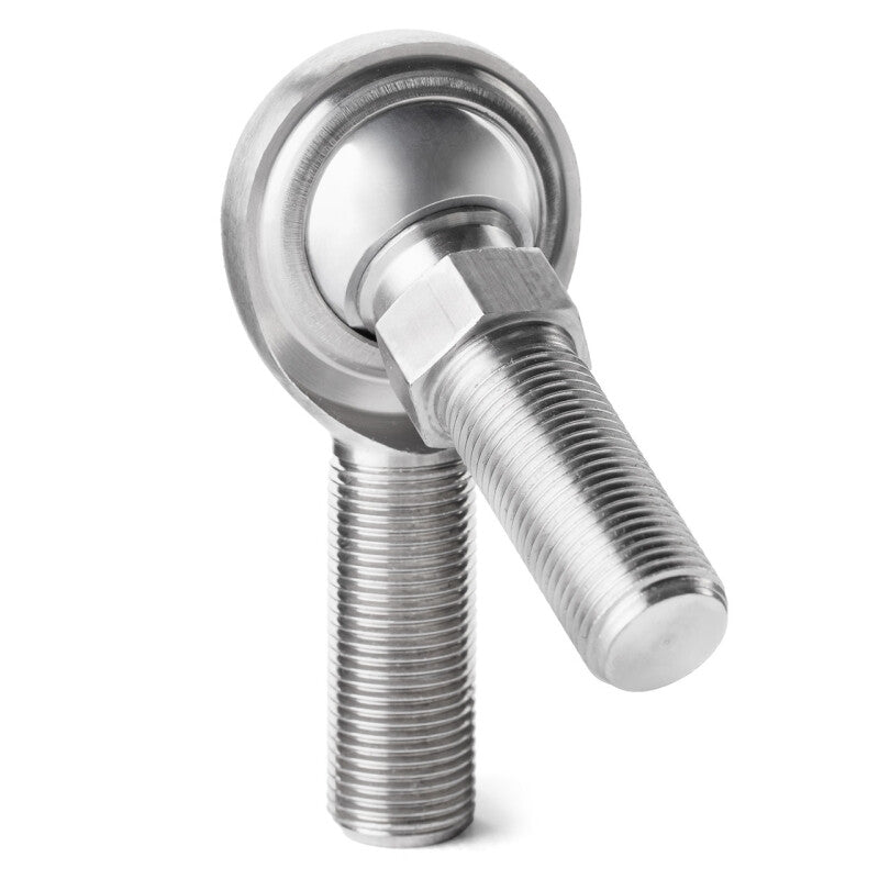 QA1 G Series 2-Pc Rod End - Male/Right Hand - .19in Bore x 3/16-24 w/Stud - Stainless Steel w/PTFE