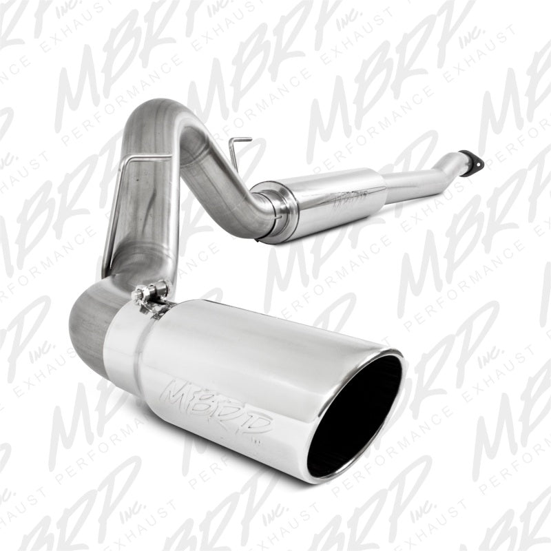 S5248409 4-Inch Cat-Back, Race Profile, Single Side Exit Exhaust, S5248409