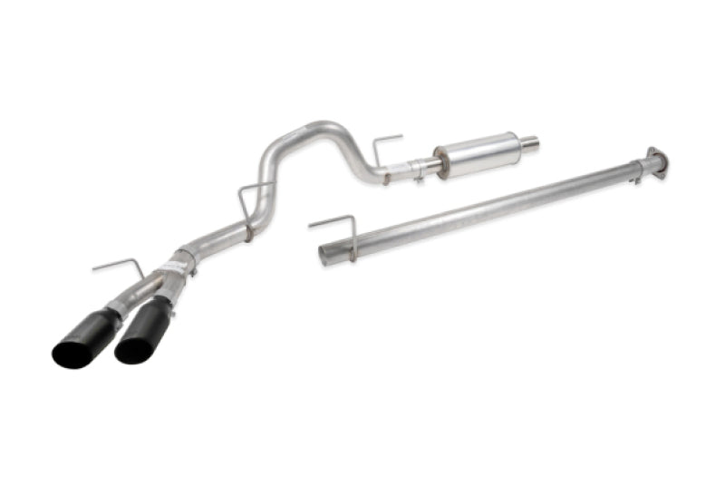 Roush 21-24 Ford F-150 5.0L V8 Side Exit Catback Performance-Auspuffanlage mit schwarzen Endrohren