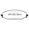 DP63094 6000 Series Greenstuff Truck/SUV Brakes Disc Pads