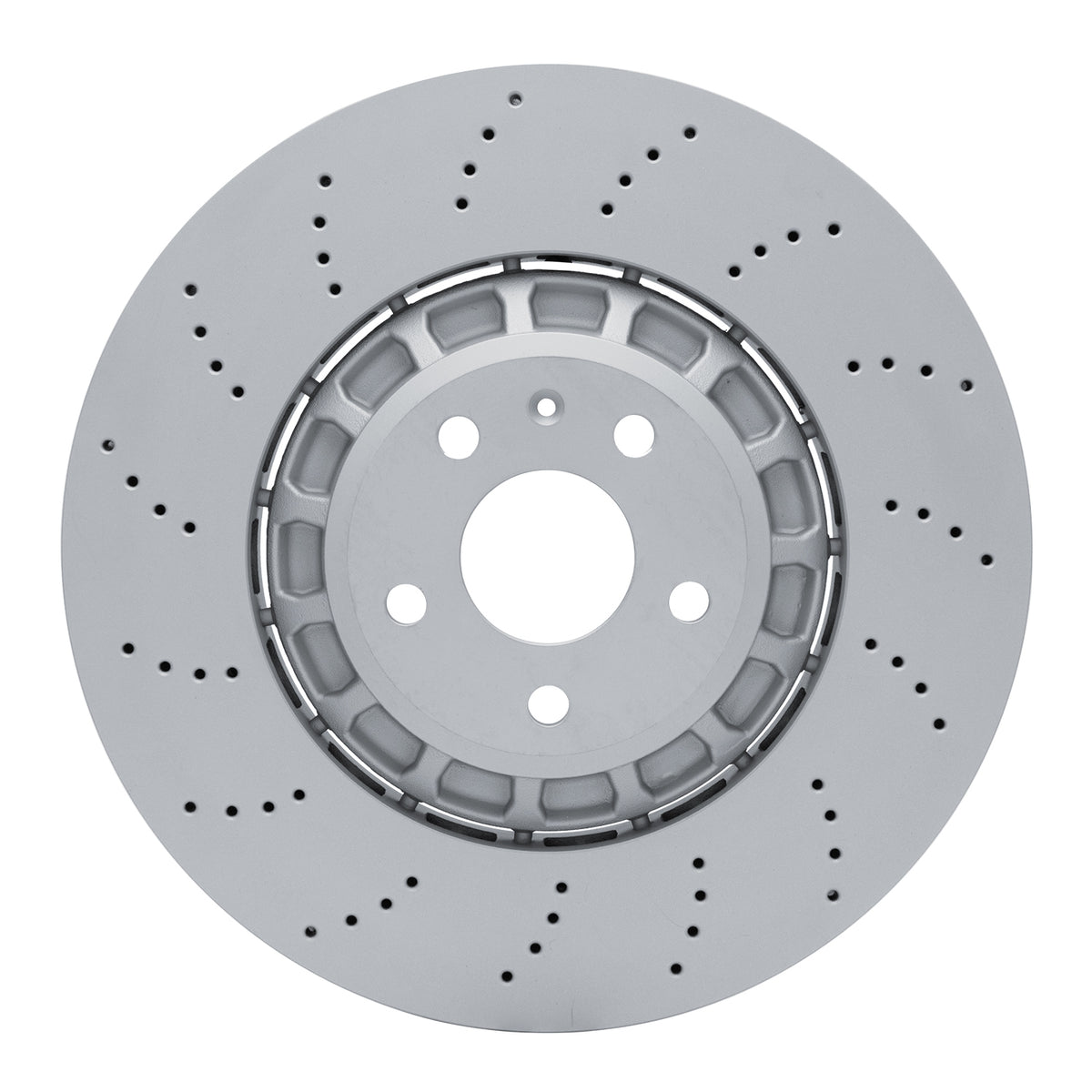 Serienbild / Representative image – DFC Hi-Carbon Alloy GEOMET Coated Rotor - Drilled; Referenz 920-73098A; Ausführung und Lieferumfang siehe Beschreibung