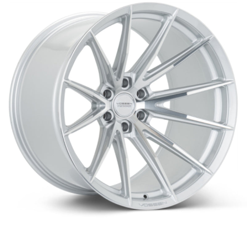 Vossen HFX-2 19x10 - 5x120.65 - ET28 - Deep Face - 70.3 - Silver Polished Wheel