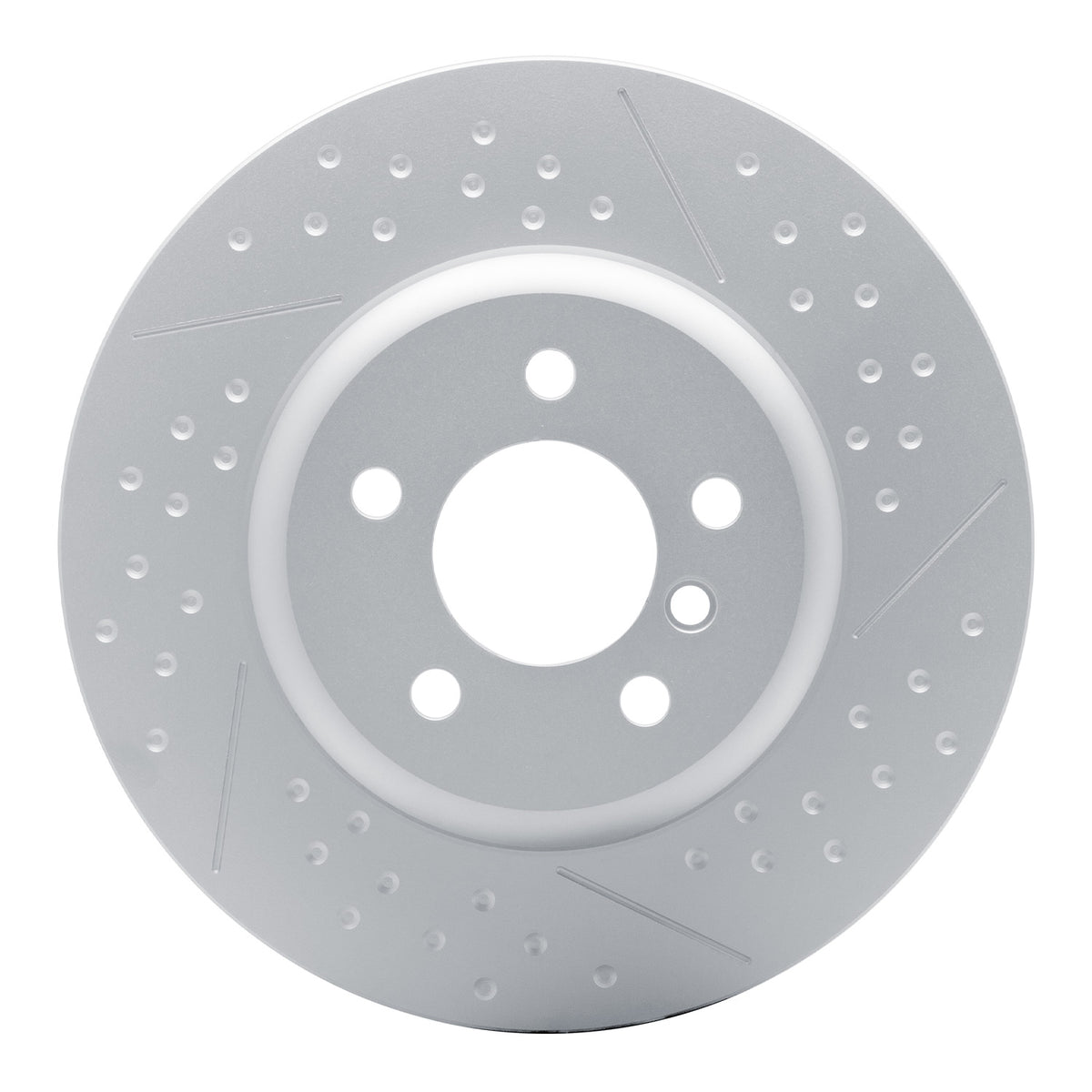 940-31114A DFC Hi-Carbon Alloy GEOMET Coated Rotor - Dimpled and Slotted
