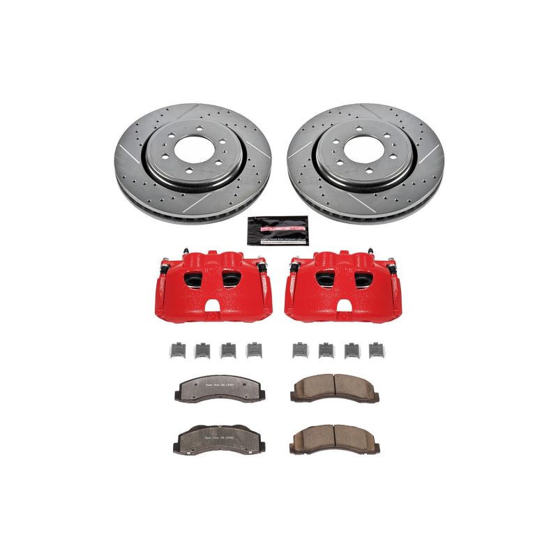Power Stop 10-21 Lincoln Navigator Front Z36 Truck &amp; Tow Kit mit Cals