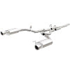 19097 MagnaFlow Cat Back, SS, 2.5in, Street, Dual Split Polished 4.5in Tips 2015 Ford Mustang Ecoboost