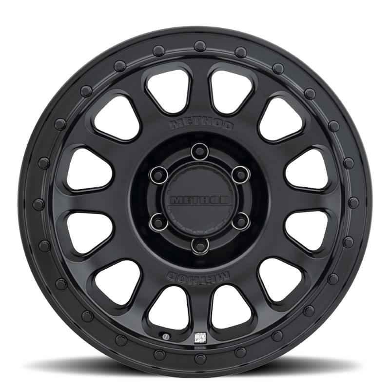 Method MR709 HD Bead Grip 18x9 Zoll / ET12 / 8x180 BP / 124,1 mm Nabenbohrung – Schwarze Felge