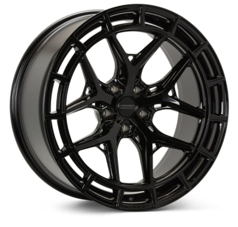 Vossen HFX1 - 21x10.5 - ET18 - 5x132 - 66.56 - DEEP - GB - GLOSS BLACK