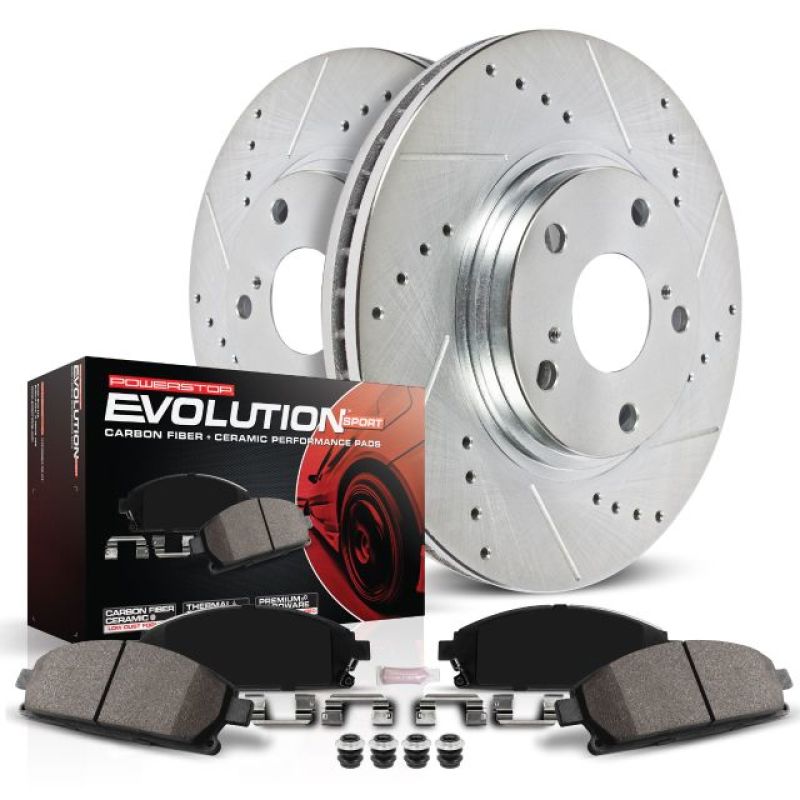 Power Stop 15-20 Dodge Charger Front Z23 Evolution Bremsensatz