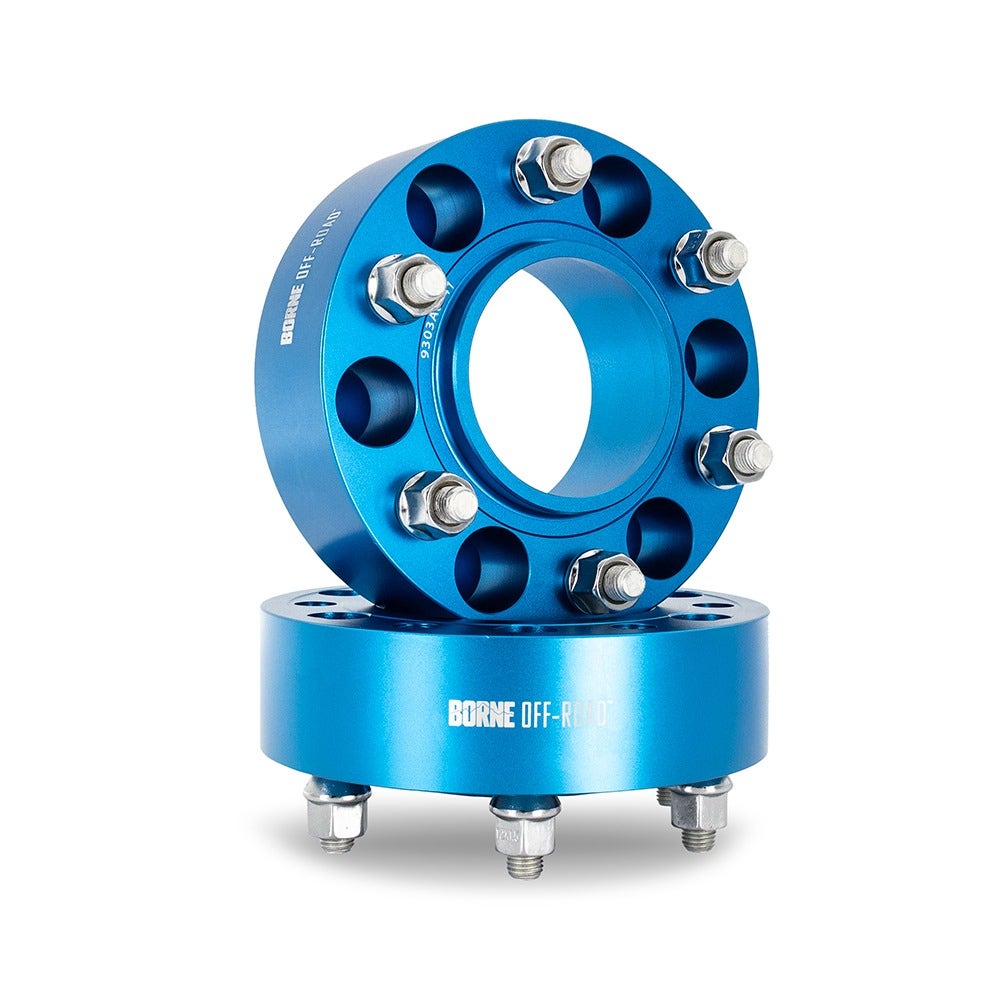 BNWS-001-500BL Wheel Spacers, Blue, 6X139.7, 93.1mm Center Bore, M12 X 1.5, 50mm