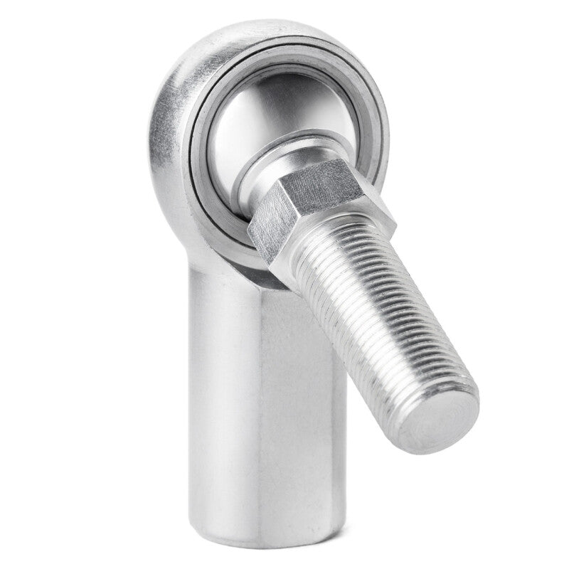 QA1 H Series 3-Pc Rod End - Female/Right Hand - .375in Bore x 3/8-24 w/Stud - Alloy Steel w/PTFE