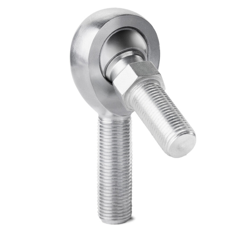 QA1 EX Series Endura Rod End - Male/Left Hand - .375in Bore x 7/16-20 w/Stud - Carbon Steel