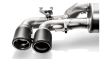 TP-CT/47/RS Akrapovic 18+ BMW M5 (F90) Evolution Tail Pipe Set (Carbon) w/ Red/White Akrapovic Logo