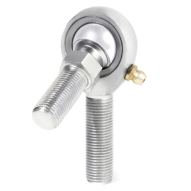 QA1 H Series 3-Pc Rod End - Male/Right Hand - .375in Bore x 7/16-20 w/Stud & Zerk - Alloy Steel