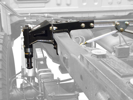 ICON 95120 rear hydraulic bump stop kit installed view 3