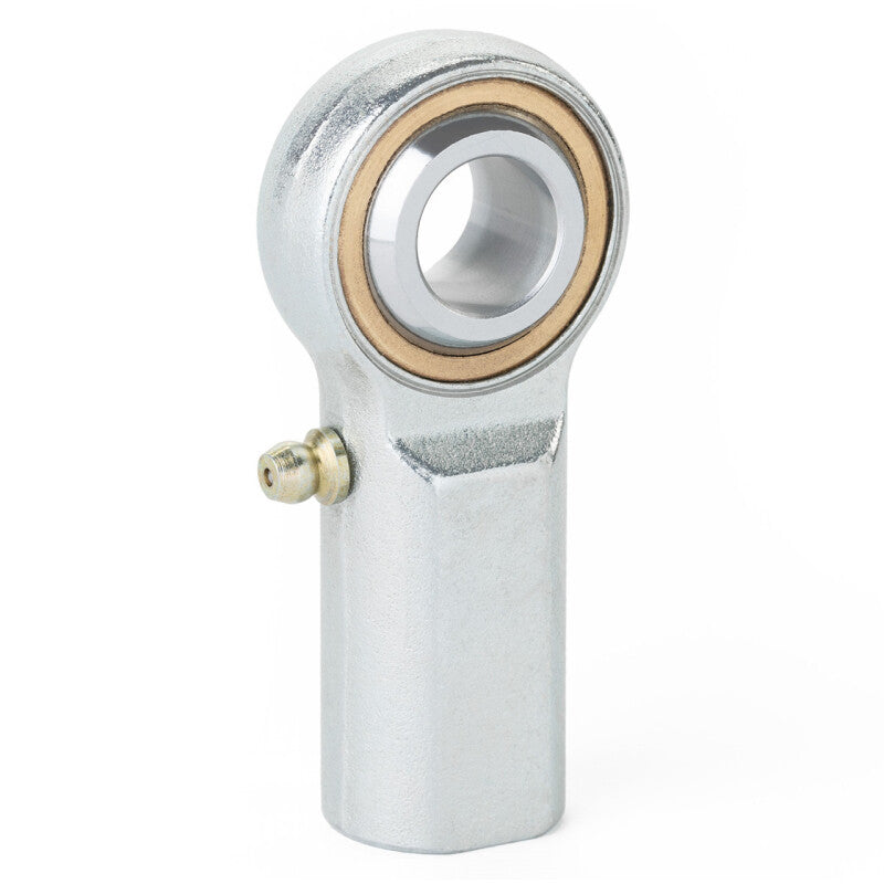 QA1 V Series 3-Pc Rod End - Female/Right Hand - 12mm Bore x M12x1.75 w/Zerk - Carbon Steel