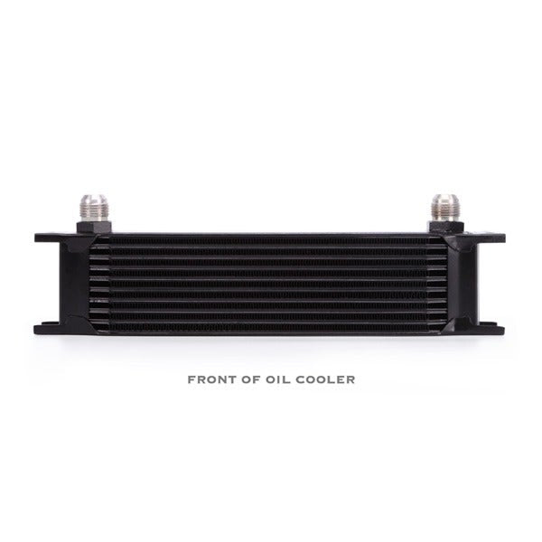 MMOC-10BK Universal Oil Cooler, 10-Row, Black