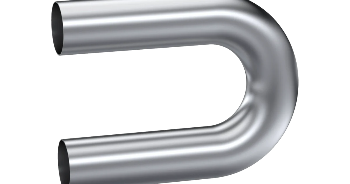 MB2023 Universal 3-Inch Exhaust Pipe, 180˚ Bend, MB2023