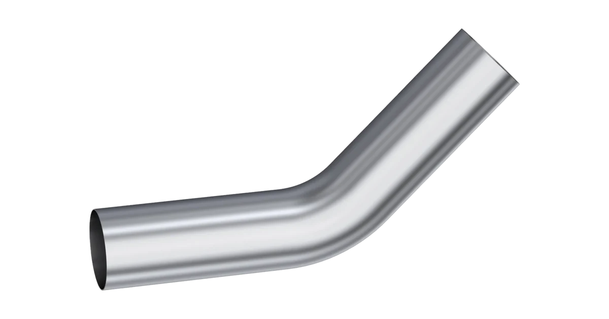MB2047 Universal 5-Inch Exhaust Pipe, 45˚ Bend, MB2047